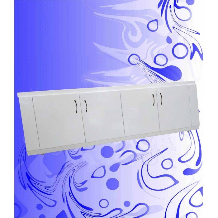 Экран под ванну МДФ 170 см белый, Андария