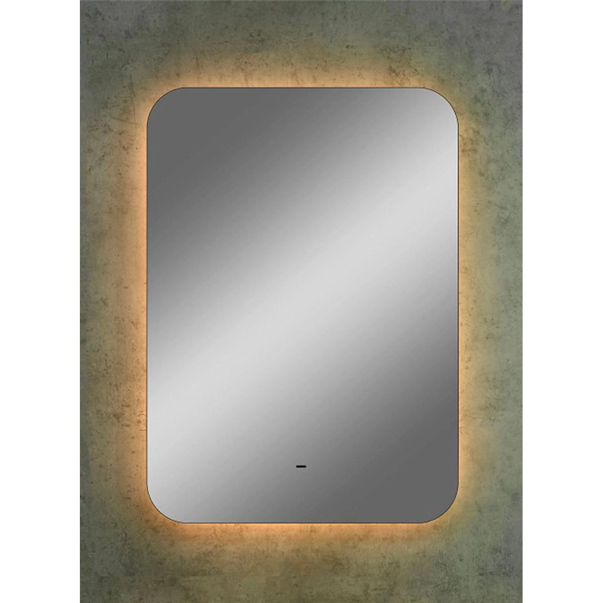 Зеркало Burzhe LED 500х700 с бесконтактным сенсором, теплая подсветка ЗЛП319