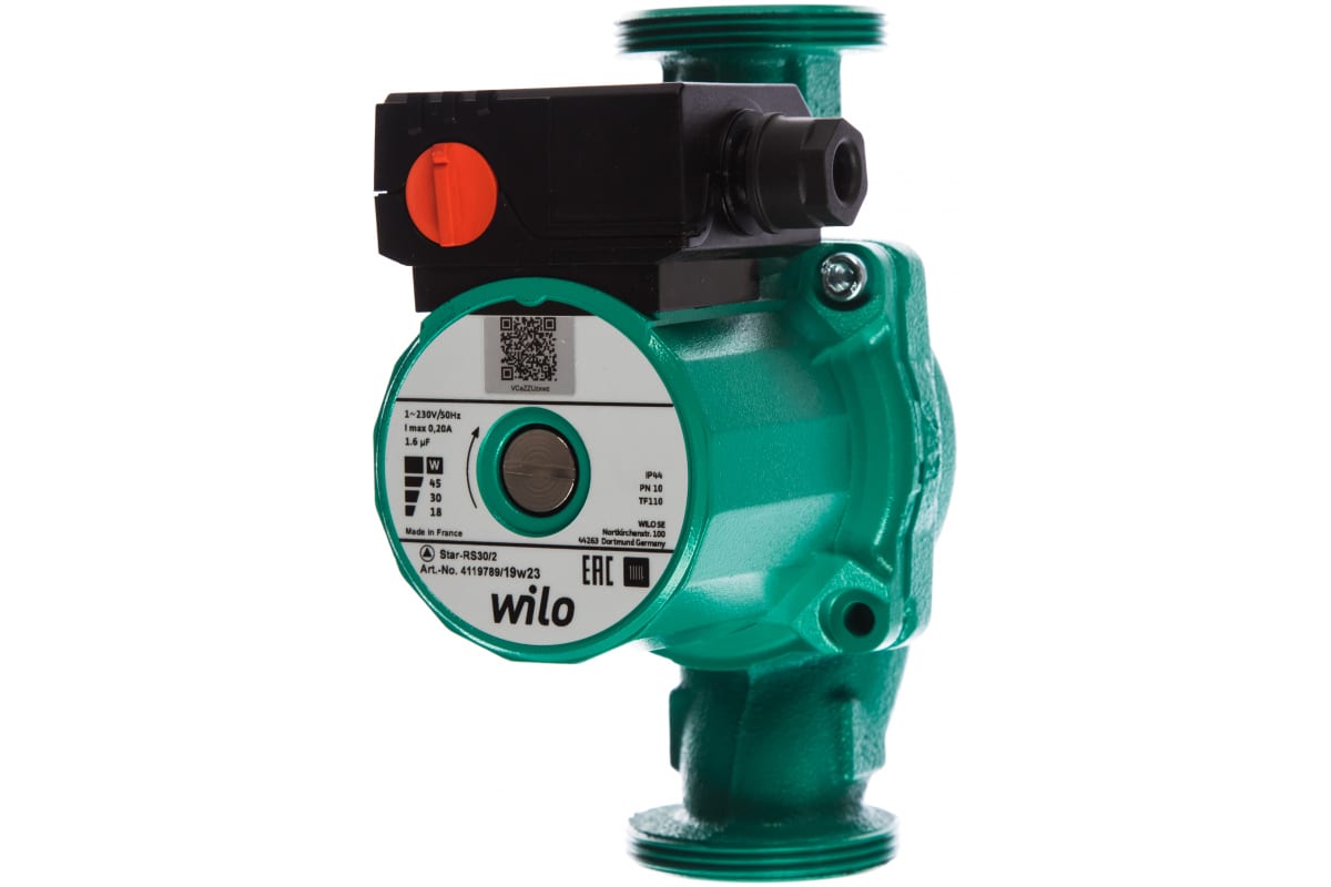 Насос для отопления, холодной воды и кондиционирования Wilo Star-RS30/2 4119789