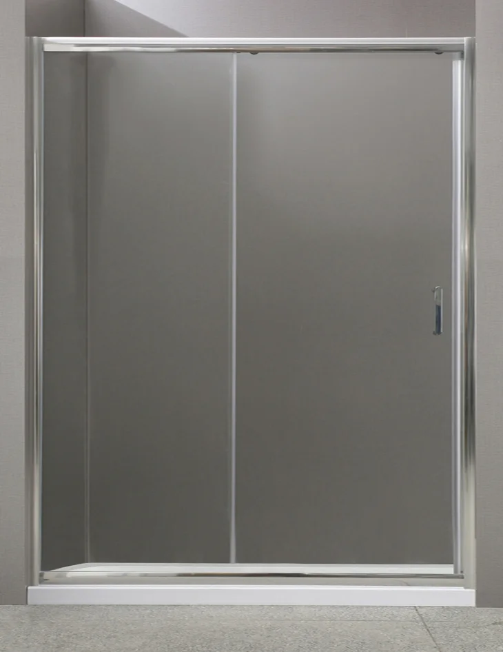 Душевая дверь в нишу BelBagno Uno BF 1 150 C Cr размеры 150х185 см, стекло прозрачное