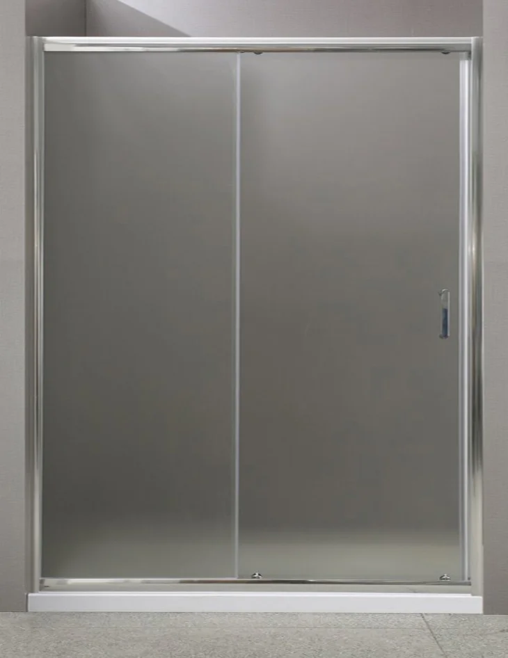 Душевая дверь в нишу BelBagno Uno BF 1 115 P Cr размеры 115х185 см, стекло рифленое