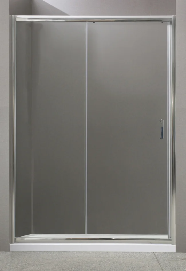 Душевая дверь в нишу BelBagno Uno BF 1 125 C Cr размеры 125х185 см, стекло прозрачное