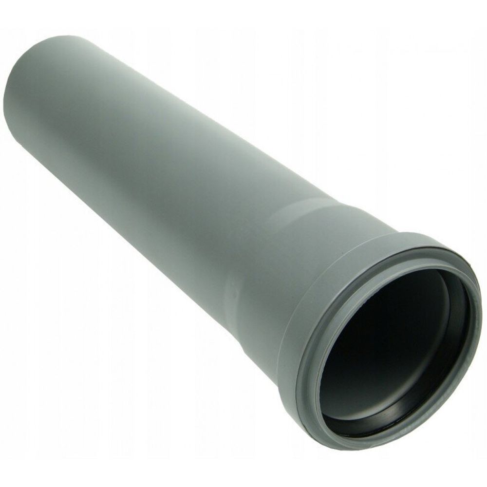 Труба канализационная 110 мм для внутренней канализации серая длина 150 мм толщина стенки 2,2 мм РосТурПласт