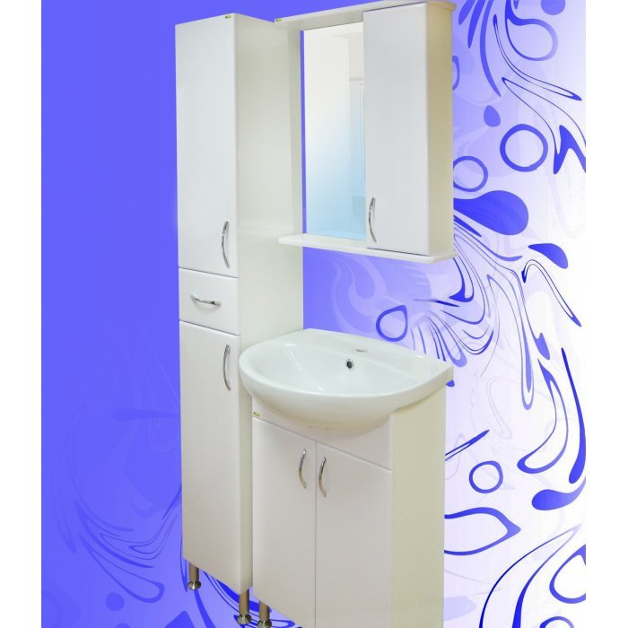 Комплект мебели для ванной комнаты с пеналом, Стандарт-3, Андария